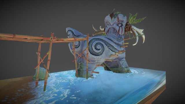 Tribal Rock 3D Model
