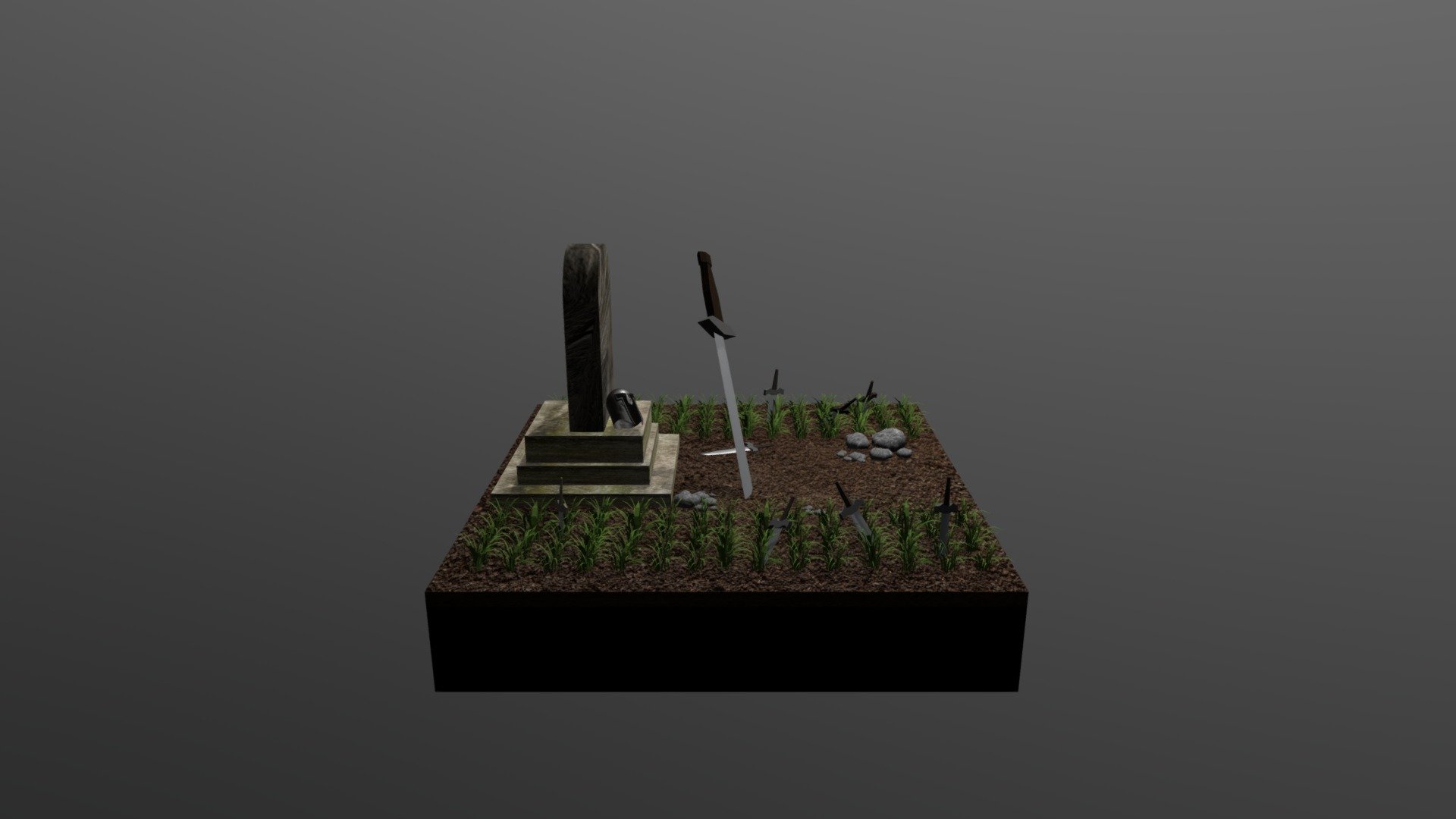 Graveyard - 3D model by BSKN (@robinekariski) [e2ae56d] - Sketchfab