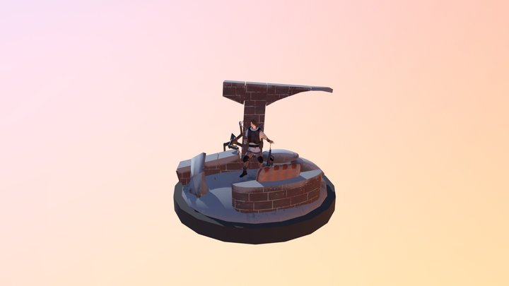 End Scene 3D Model