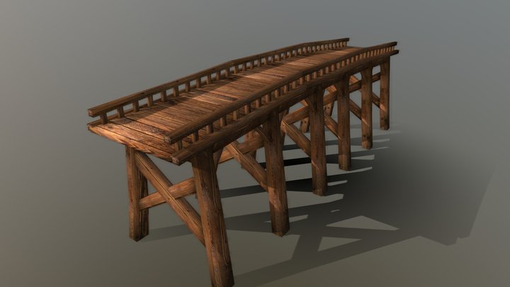 Long Wood Bridge 3D Model