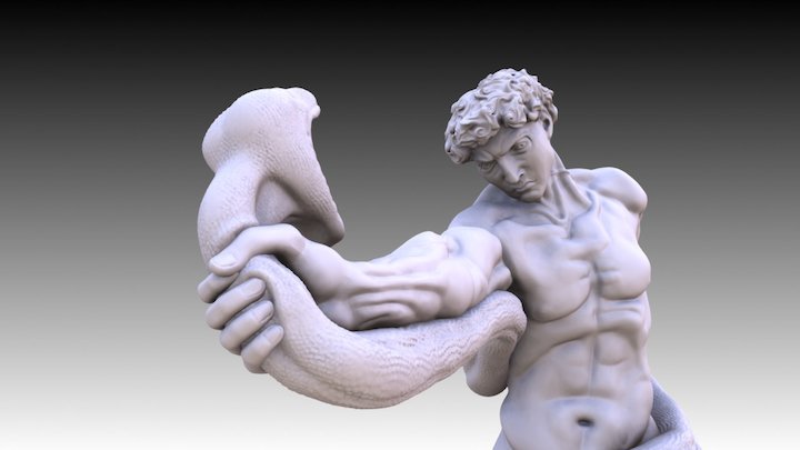 Wrestling With Python 3D Model