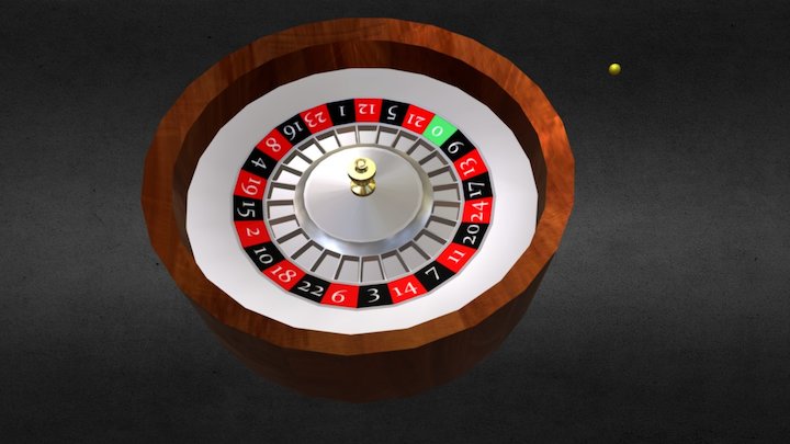 Roulette 3D Model