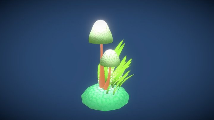 Mushroom  UW 3D Model