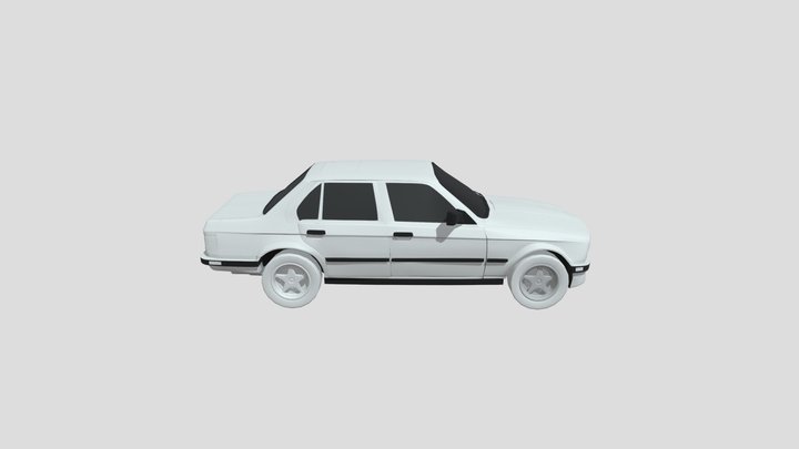 BMW 318i e30 1997 3D Model