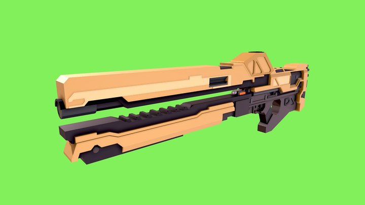 MC Halo - Asymmetric Recoilless Carbine-920 3D Model