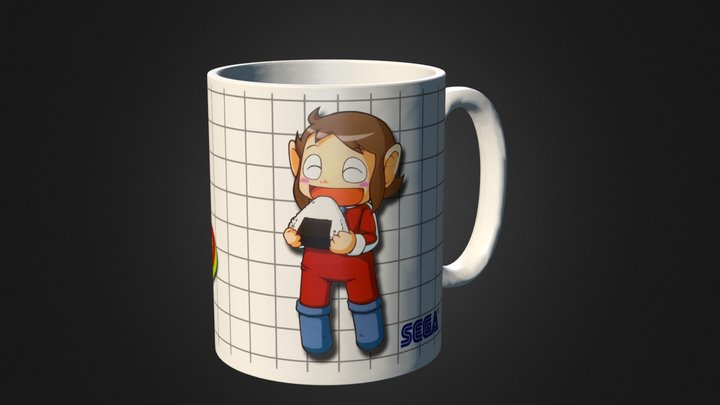 Alex kidd - Onigiri  3D Model