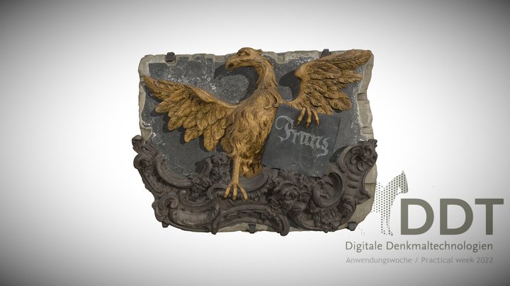 Eagle at the Teilbibliothek 5, Uni Bamberg 3D Model
