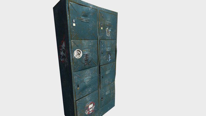 Locker_fbx 3D Model