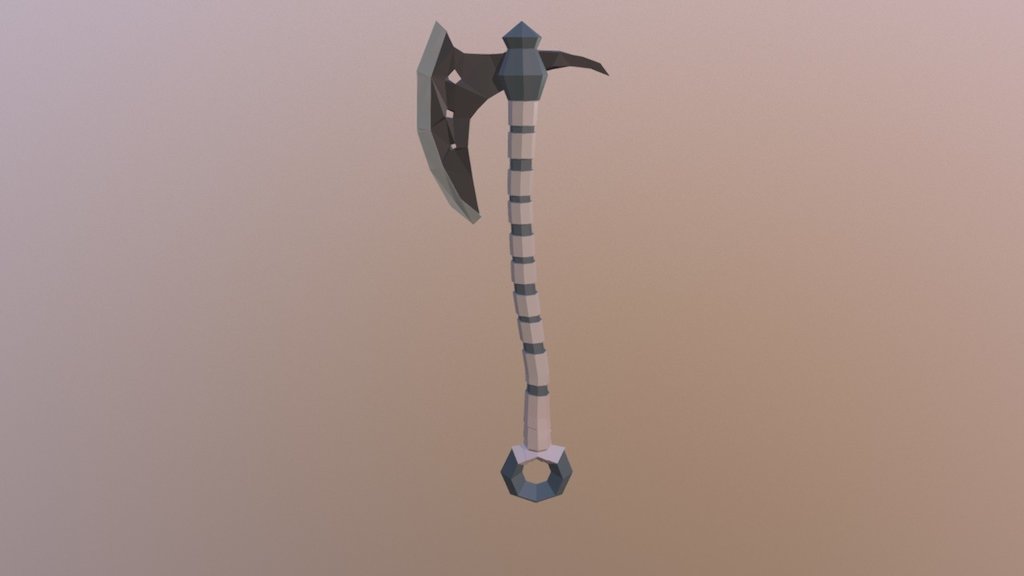 Hacha Low Poly