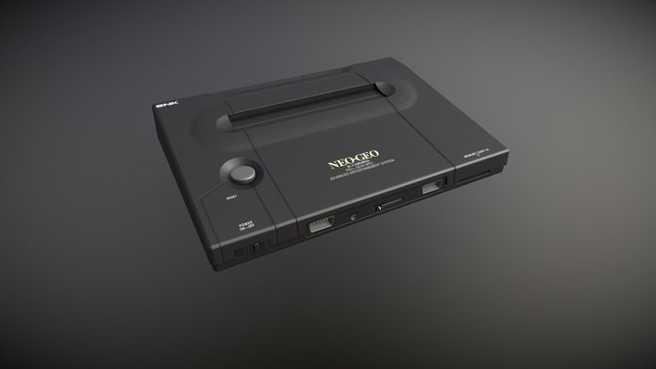 Neo Geo AES 3D Model