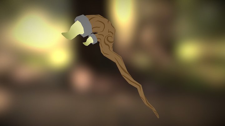 Sigurd's Staff 3D Model