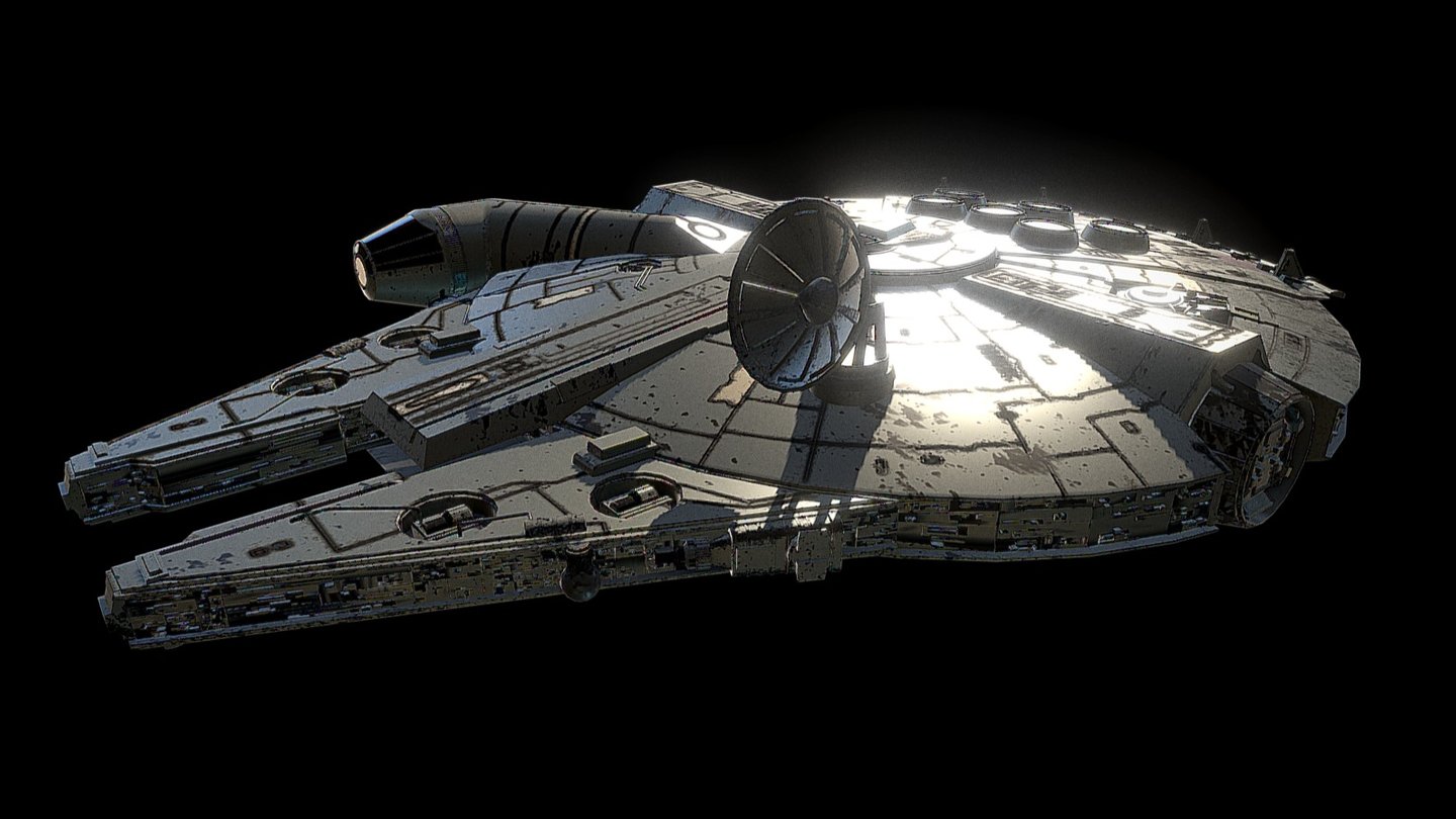 Millennium Falcon - 3D model by Deca [e2b3acf] - Sketchfab