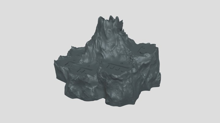 Mount Doom V5 3D Model