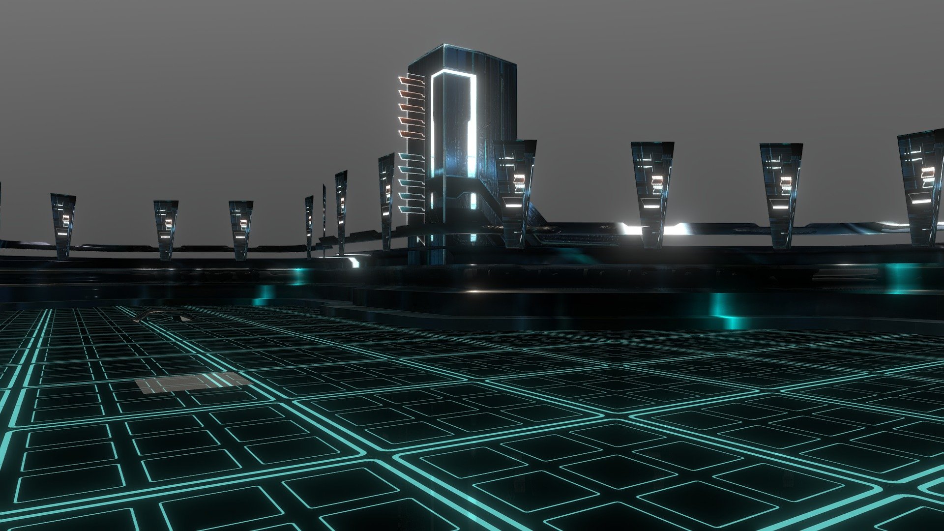Tron Light cycle Arena - Download Free 3D model by SpringSociety ...
