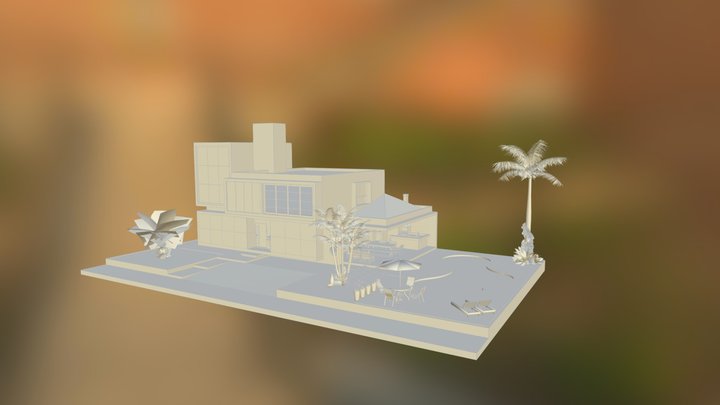 SampleHouse-SU 3D Model