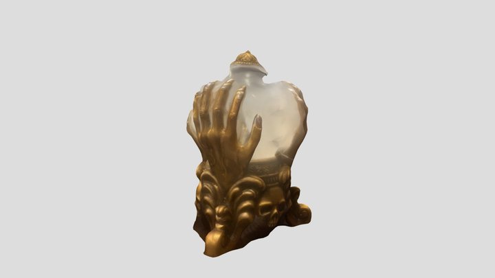 Halloween Spooky Snow Globe ( Not AI ) 3D Model