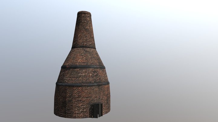 A Pottery Kiln 3D Model