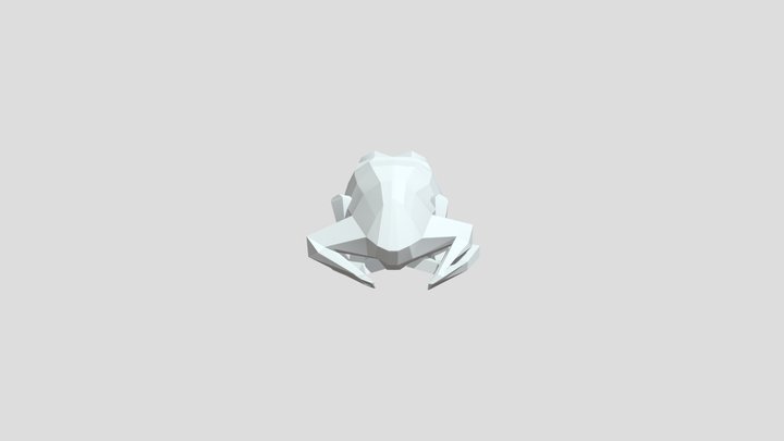 Frog Hopping 3D Model