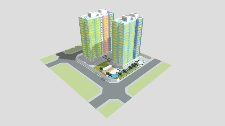 Bella Aldeota - Nature Urban Home 3D Model
