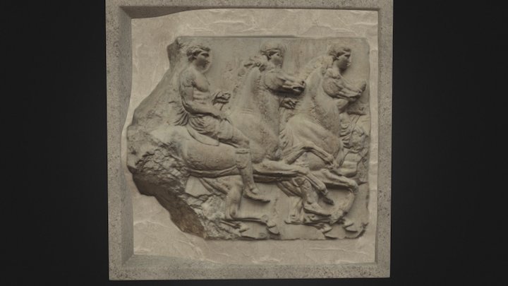 British Museum Horse scan 3D Model