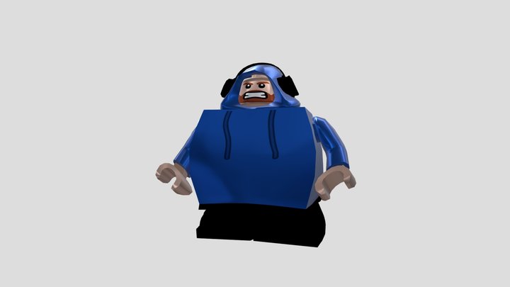 Lego Caseoh 3D Model