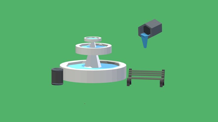 Low Poly Misc 3D Model