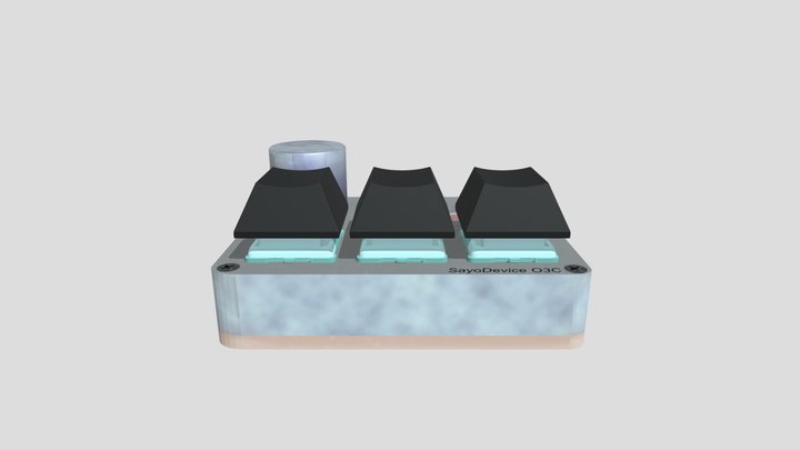 keypad half done textures 3D Model