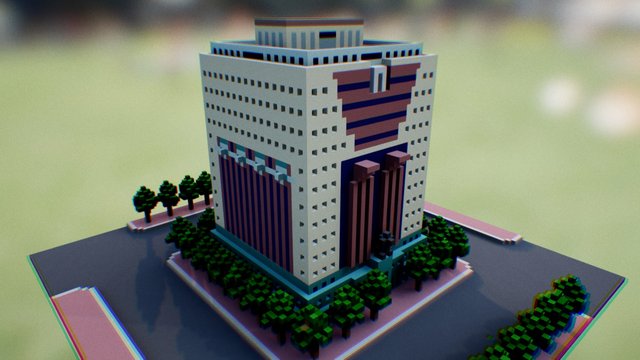Portland Building 3D Model