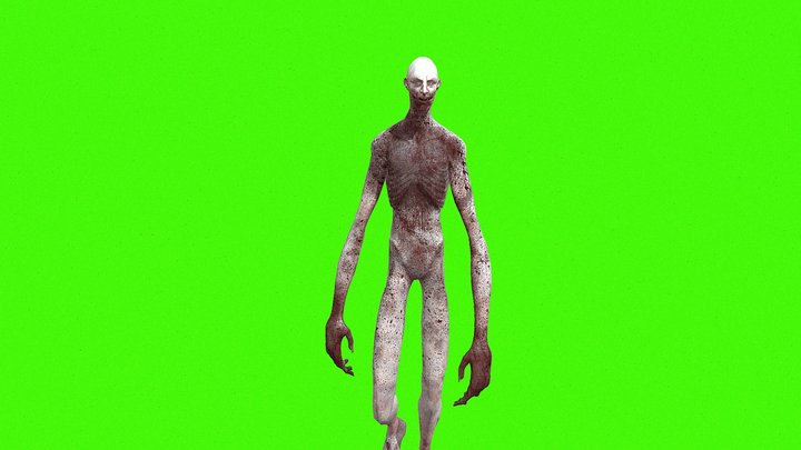 scp-096-unity-with-animation@Walking 3D Model