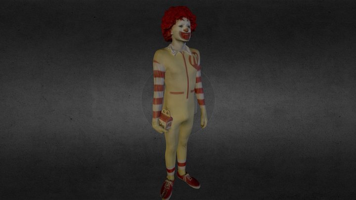 Ronald McDonald 3D Model