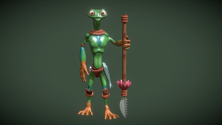 Troggy Warrior 3D Model