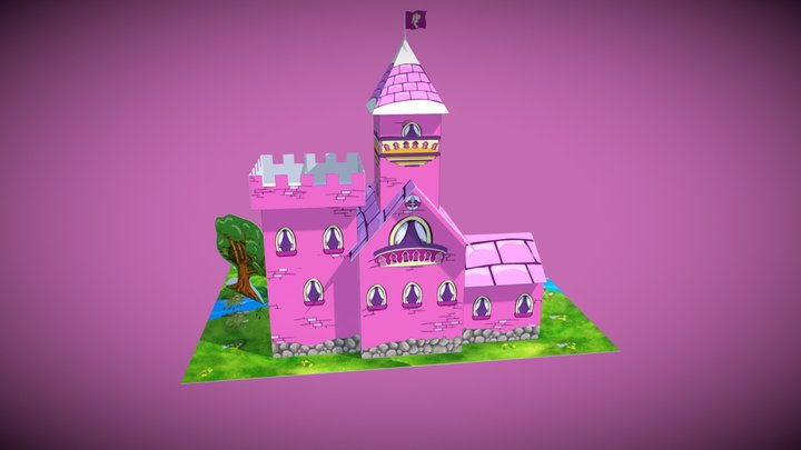 Princess Castle 3D Model