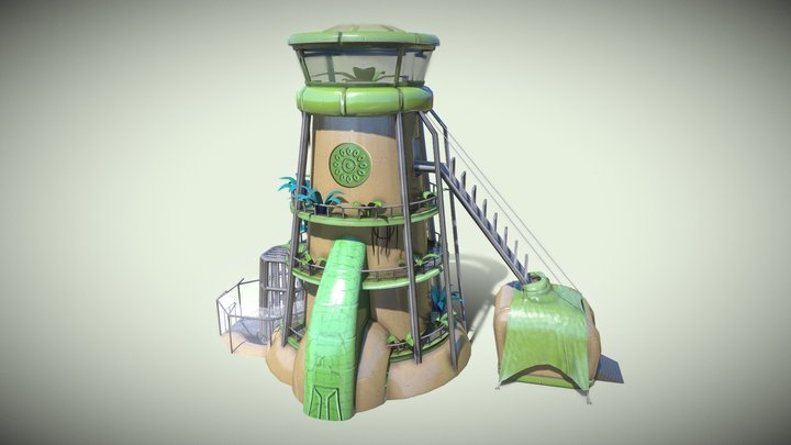 Mine - Eco Faction | Version 1 3D Model