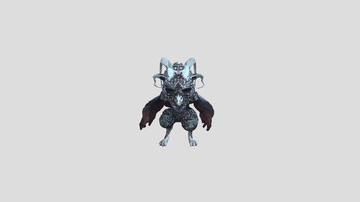 Big bad Crow 3D Model