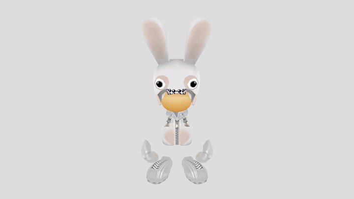 Rayman Raving Rabbids 2 Ray-Rabbid 3D Model