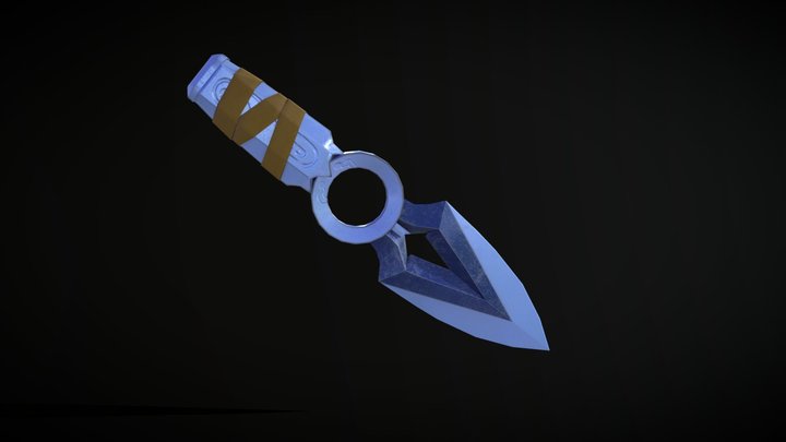 kunai jett valorant fan art 3D Model