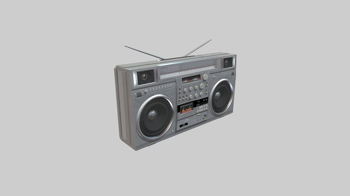 JVC RC-M90 Boombox 3D Model