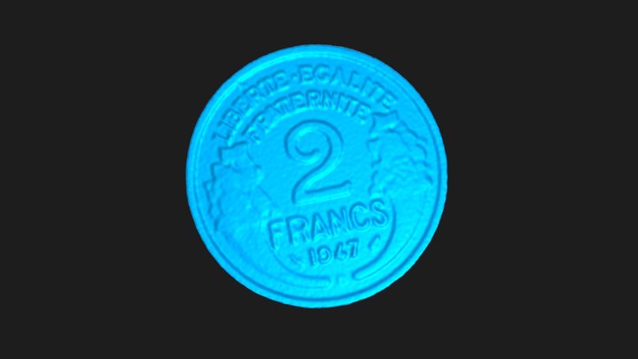 French Coin – Modello 3D gratuito STL