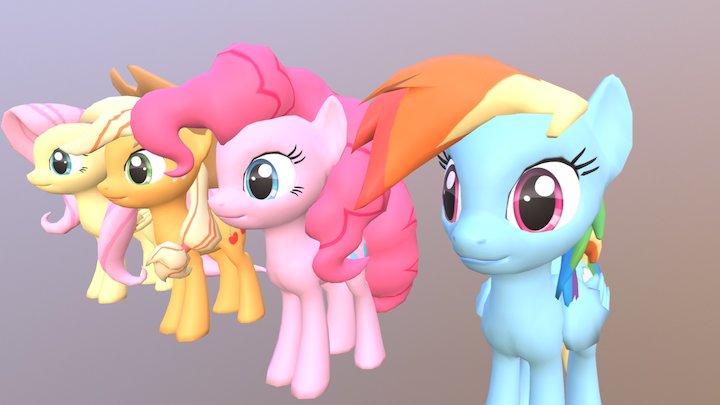 Pony 1 3D Model