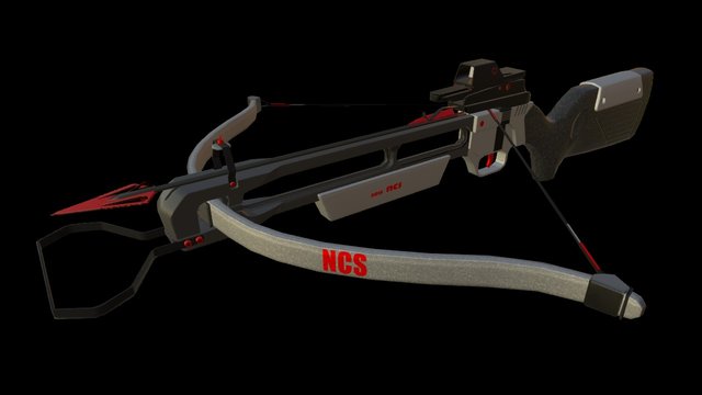 Nintendo Themed Crossbow 3D Model