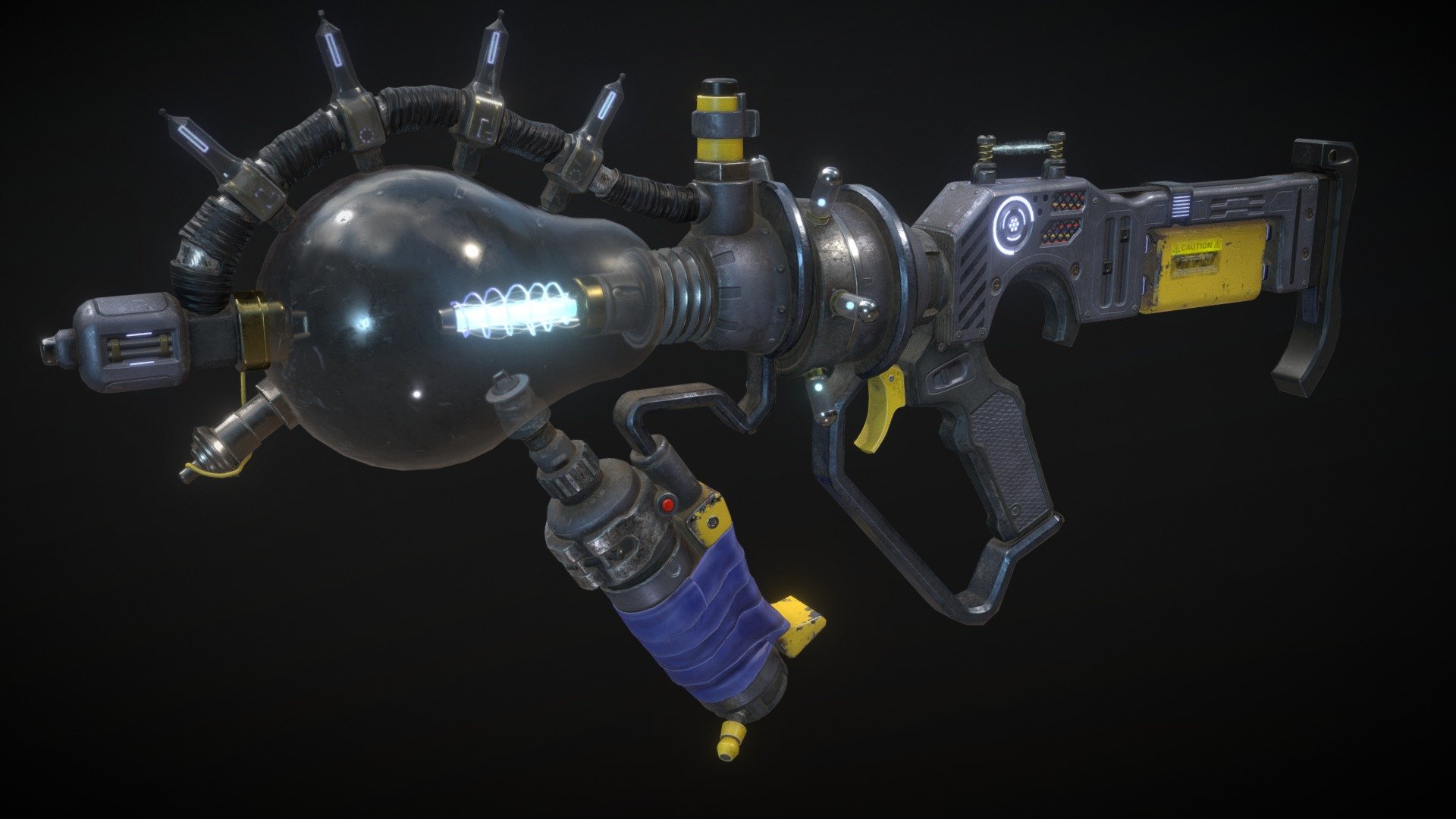 Improvised Lightgun - Download Free 3D model by Christian Rudorff ...