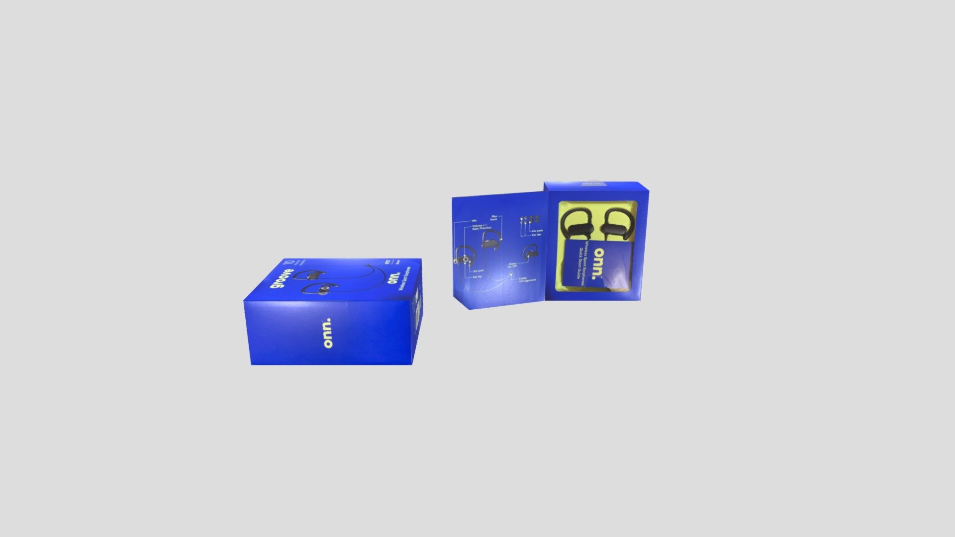 Onn Wireless Earbuds Box