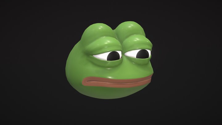 Feels Bad Man Pepe 3D Model