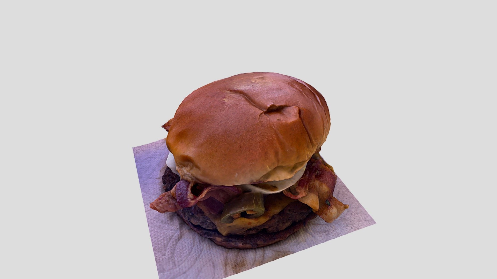 33: Egg Jalapeño Burger