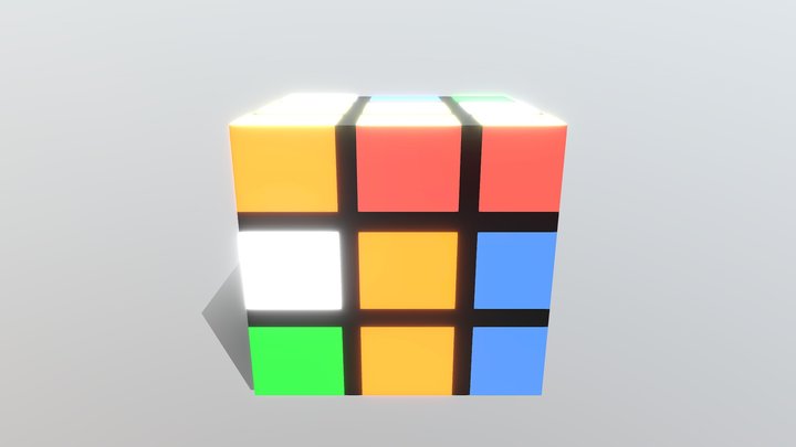 Rubix cube 3D Model