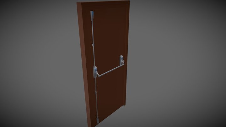헬스장 도어 모델링 [캠프 롱 체육관(농구장) 3차원 기록화] 3D Model
