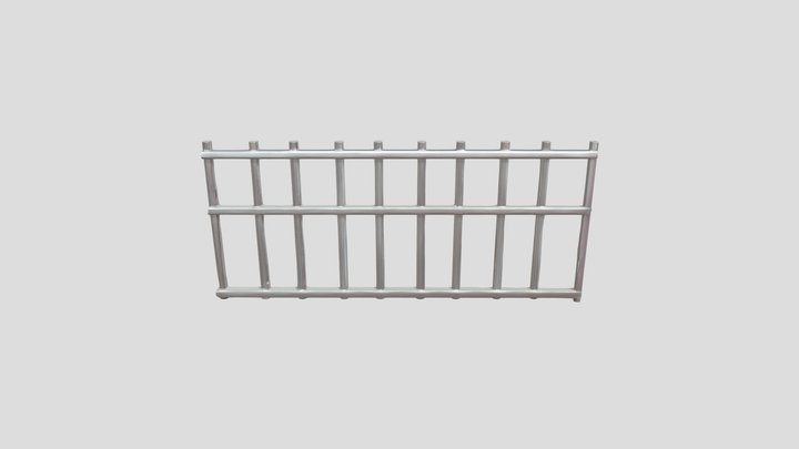 metal security window grille – Kostenloses 3D-Modell STL