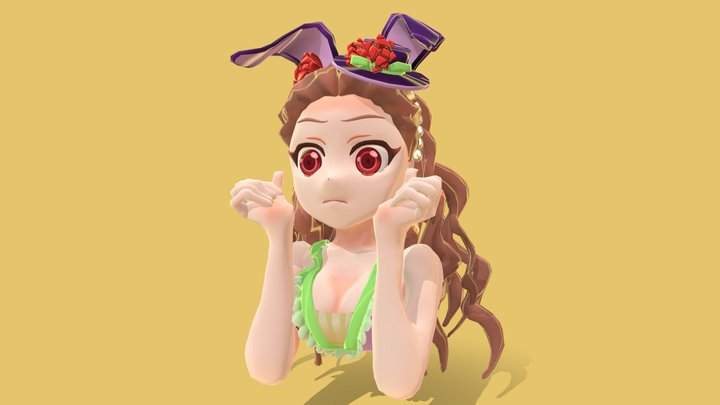 FanArtデレマス関裕美 3D Model