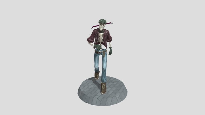 B2C1 jules durand Chara basic art 2 3D Model