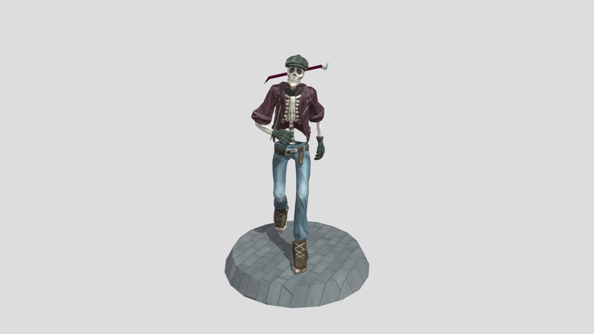 B2C1 jules durand Chara basic art 2 — Sketchfab embed 3D viewer